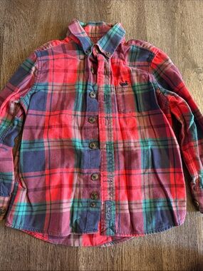 Southern marsh shirt youth small plaid holiday
